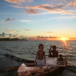 1. Vezo children in pirogue