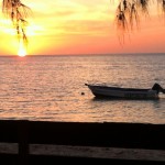 17. Sunset view and RD boat