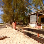 18. Research station on beach