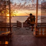 20.  Sunset view from research station
