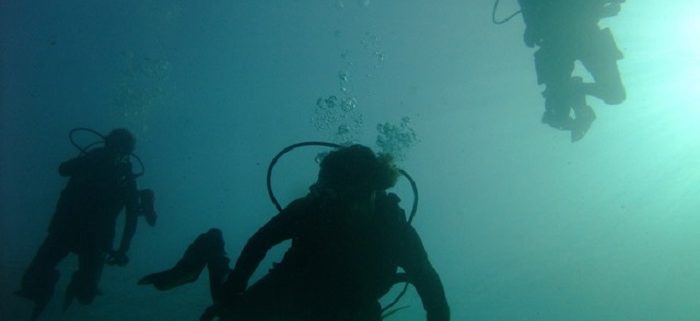 diving