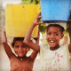 girls carrying water